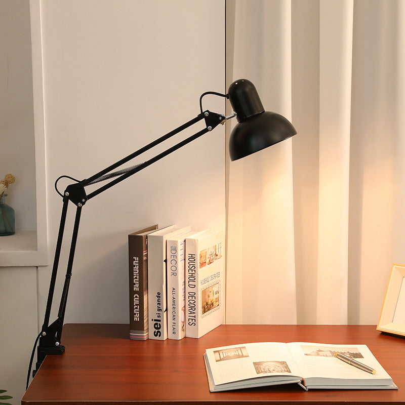 Modern Minimalist Adjustable Metal LED Table Lamp | 1-Light Clip-On Lasson Living