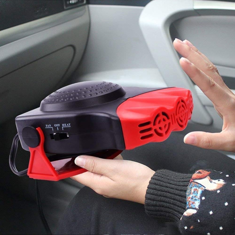 Portable Car Heater 150 W | 12 V Cigarette Lighter Plug-In Defroster and Defogger | Heat or Cool with 180 Degree Rotary Mount 11