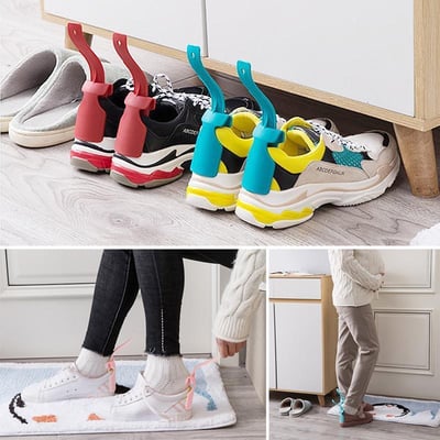 Shoe Horn Slip Aid Plastic | Ergonomic Heel-Fit Design | Bend-Free Shoe Helper For Easy Home, Travel & Daily Use 5