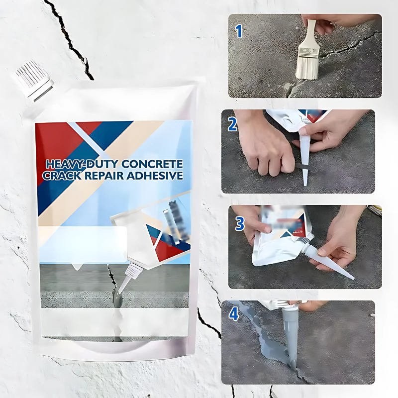Concrete Crack Sealant Weatherproof DIY Adhesive with Quick-Dry Set