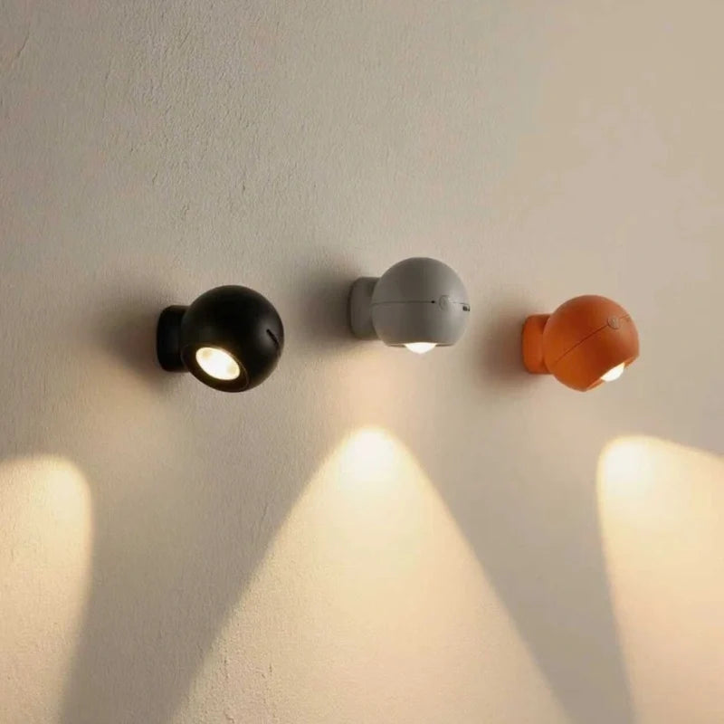 Rotatable Stick-On LED Spotlight | 360° Swivel Head, Magnetic Mount & Smart Timer | Rechargeable Dimmable Light 11