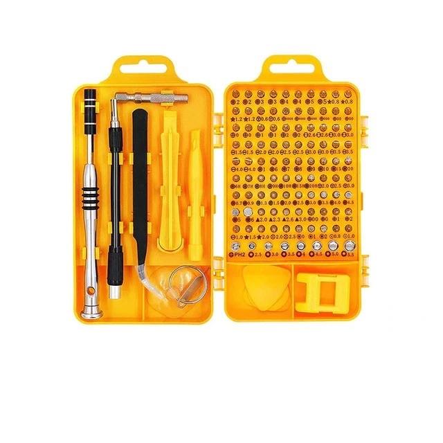 Screwdriver Socket Set Chrome-Vanadium Steel | 112-Piece Bit Kit with Carry Case | Compact All-in-One Repair Toolkit 7