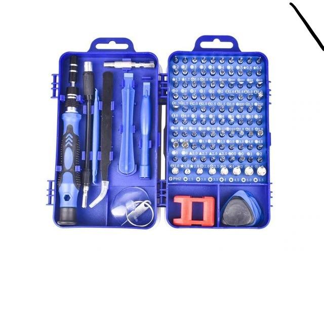 Screwdriver Socket Set Chrome-Vanadium Steel | 112-Piece Bit Kit with Carry Case | Compact All-in-One Repair Toolkit 6