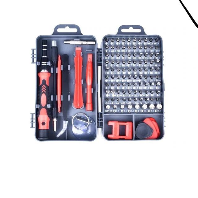 Screwdriver Socket Set Chrome-Vanadium Steel | 112-Piece Bit Kit with Carry Case | Compact All-in-One Repair Toolkit 9