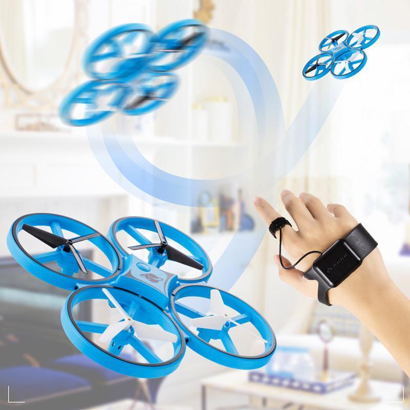 2.4G Gravity Sensor Watch-Control Mini Drone | Infrared Obstacle Avoidance, 3D Flips | Altitude Hold, LED Lights, USB Charging 12