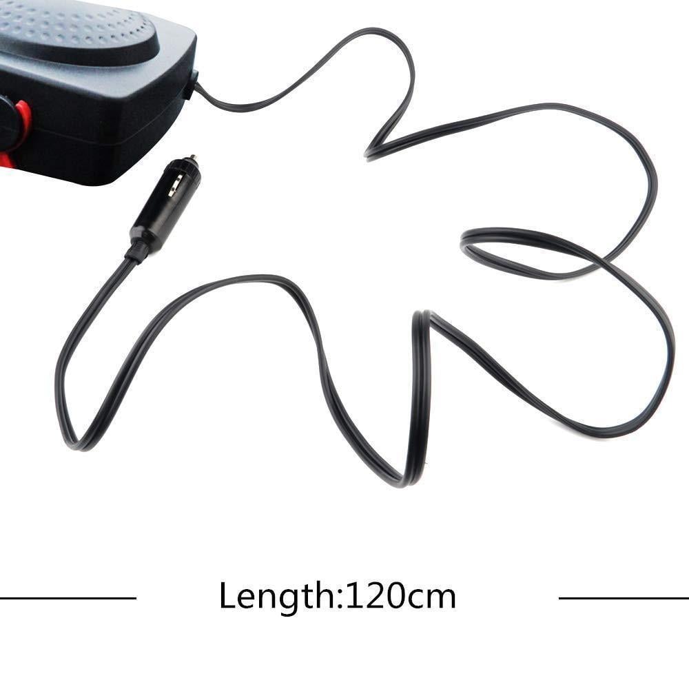 Portable Car Heater 150 W | 12 V Cigarette Lighter Plug-In Defroster and Defogger | Heat or Cool with 180 Degree Rotary Mount 6