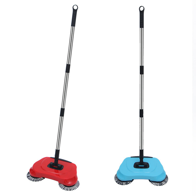 2-in-1 Vacuum Broom Stainless Steel | Cordless, No Battery, 360° Rotating Side Brushes | Works on Tile, Wood, Laminate, Carpets 6