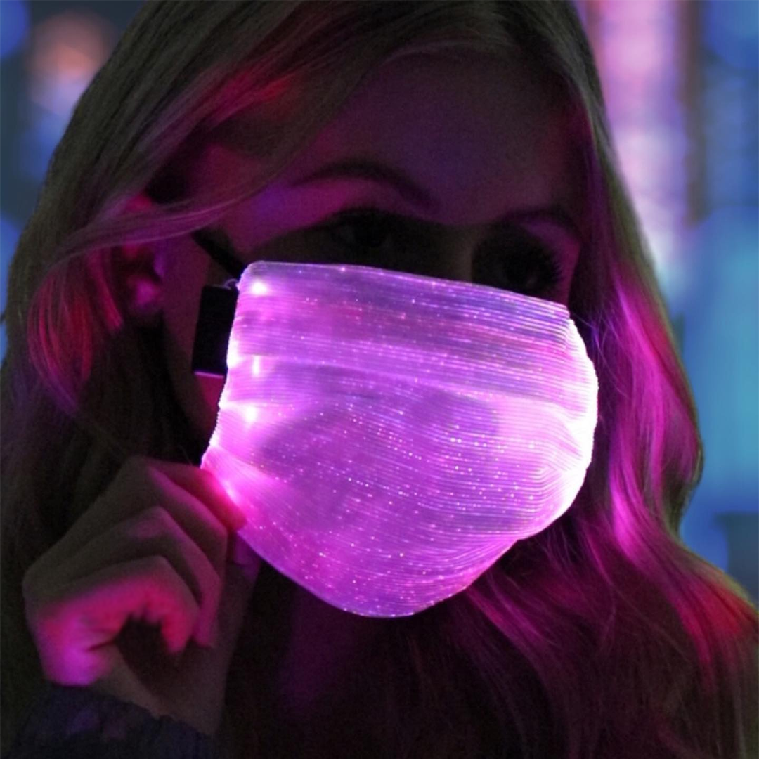 LED Face Mask Rechargeable Colour-Changing Light Modes with USB Charging 1