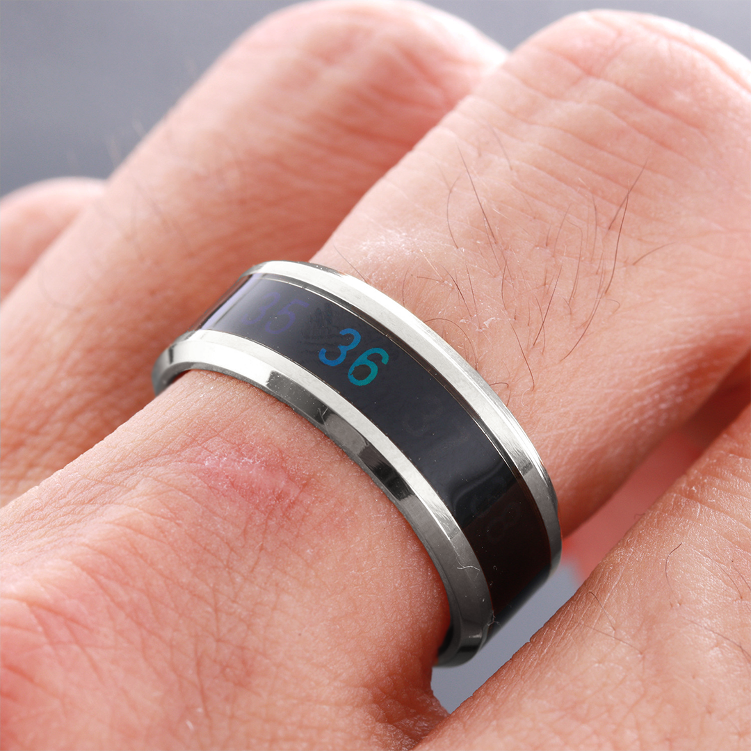 Temperature Sensor Ring for Women | Displays Skin Temperature in 20-30 Seconds | Sleek Everyday Wearable Design 11