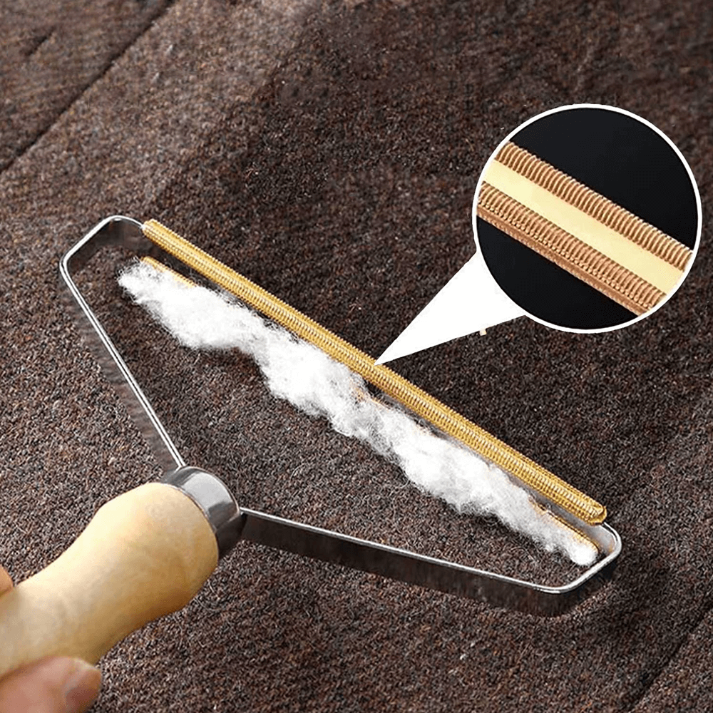 Lint Scraper for Clothes Copper | Removes Lint, Pet Hair and Bobbles | Long-Lasting De-Linting for Fabric and Upholstery 4