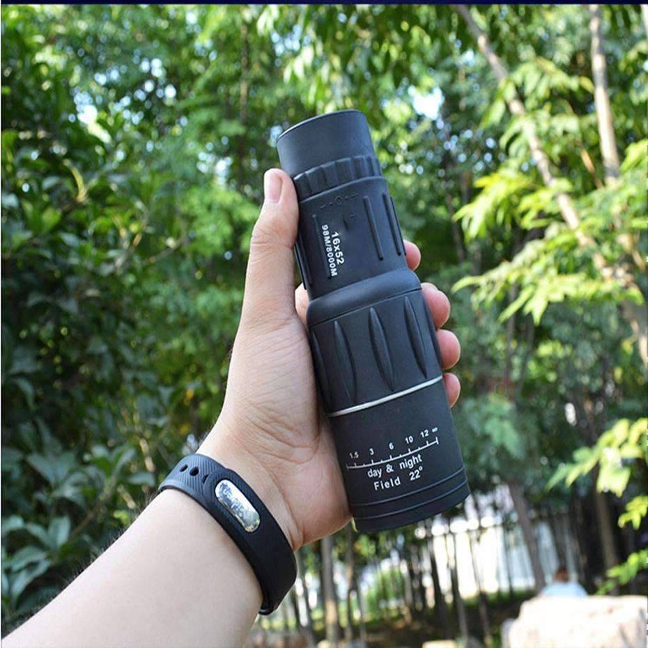 Dual Focus Monocular Telescope 16x52 | Multi-Coated Optics, 22° Field of View | Lightweight 285g, Non-Slip Grip 7