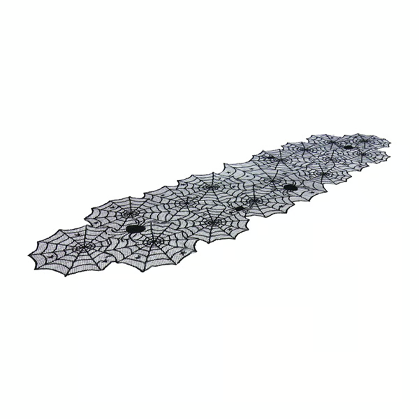 Spiderweb Table Runner for Halloween Decor | Cobweb Lace Design | Ideal Centrepiece for Halloween Table Settings 6