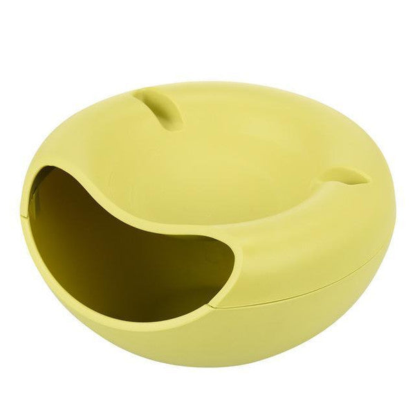 Pistachio Nut Bowl with Shell Storage | Dual Compartment Snack Organiser | Built-In Phone Stand, Decorative Bowl 7