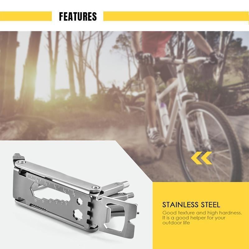 17-in-1 Multitool Stainless Steel 420 | Pliers, Blade, Screwdrivers & Bottle Opener | Compact Pocket Repair Tool 5
