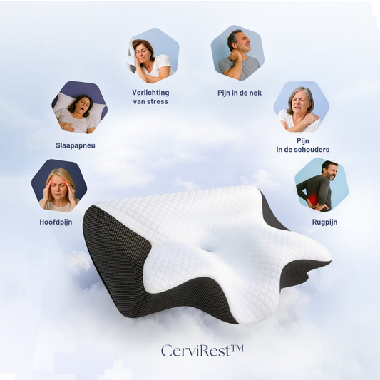 CerviRest™ l Het Ergonomische Nek- en Slaapkussen