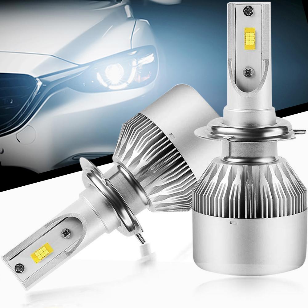 Car LED Headlight Bulbs | 6000K 6600LM COB Chip, 30W | Waterproof IP68 Plug-and-Play Conversion Kit for Cars and Trucks 1