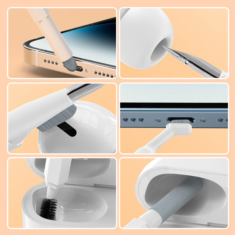 Electronics Cleaning Kit 20-in-1 | Keyboard, Camera & Earbud Cleaning Tools | Compact Travel Case with Extension Poles 2