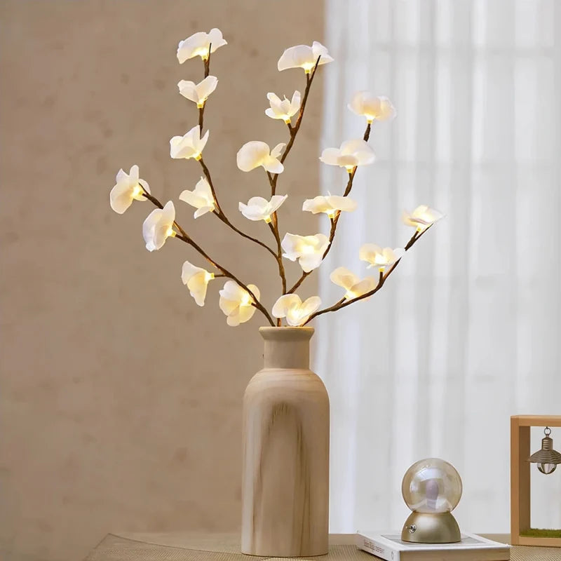 LED Branch Lights Plastic | Bendable Twigs, 20 LEDs, Battery-Powered | Flexible Décor Lighting for Home or Office 10