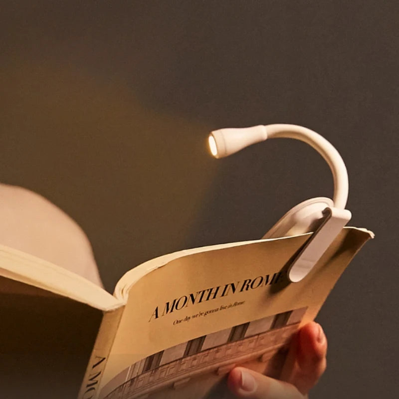 Rechargeable Reading Light | Bendable Neck, Dimmable Warm & Cool White | USB Charging, Up to 18 Hours Battery Life 1