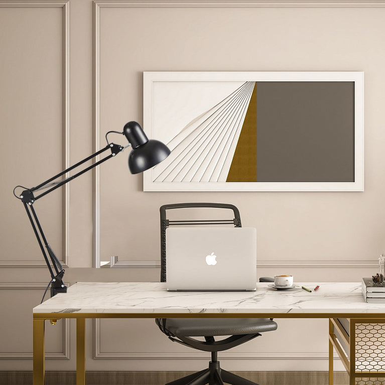 Modern Minimalist Adjustable Metal LED Table Lamp | 1-Light Clip-On Lasson Living