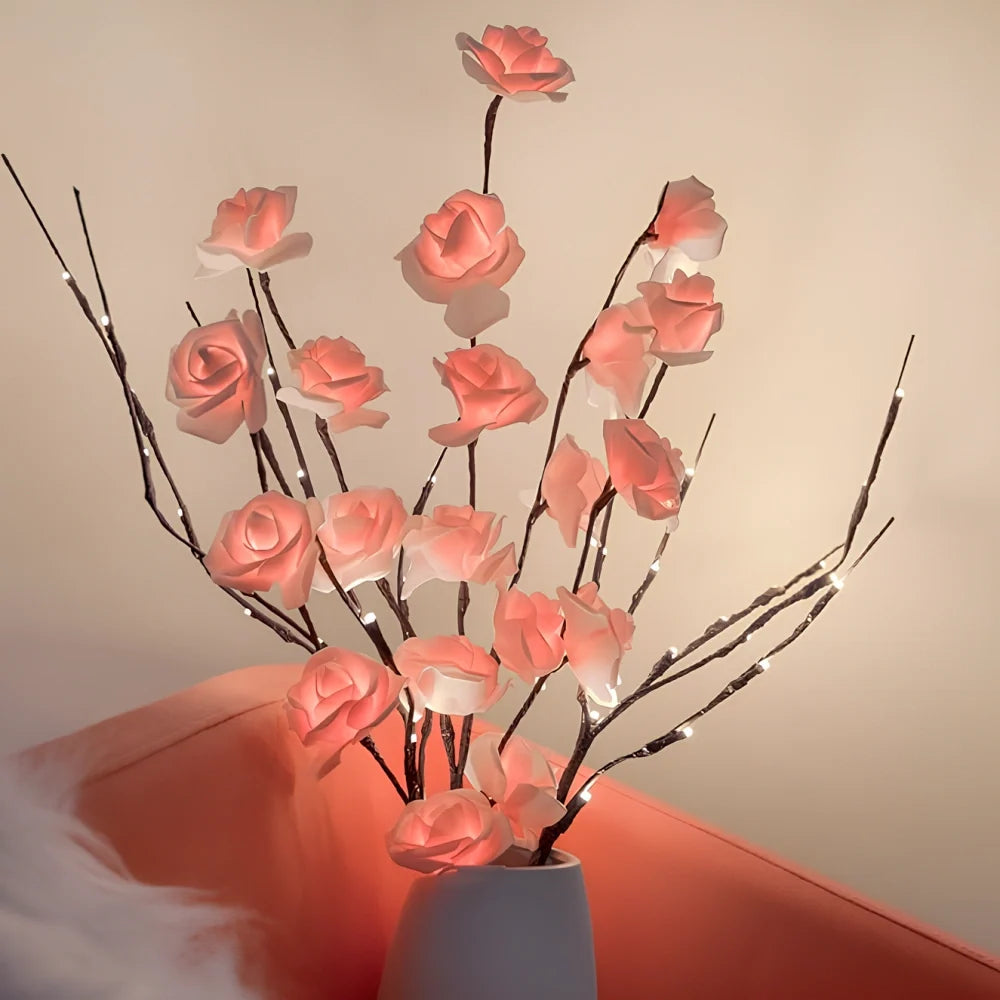 LED Branch Lights Plastic | Bendable Twigs, 20 LEDs, Battery-Powered | Flexible Décor Lighting for Home or Office 23
