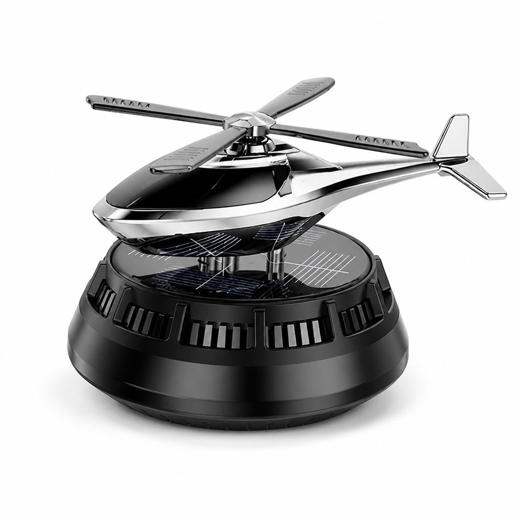 Solar Car Air Freshener Spinner | Sunlight-Powered Rotating Blades | Long-Lasting Fragrance, No Batteries Required 5