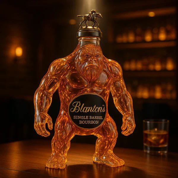 Sasquatch Whiskey Decanter Glass 384 ml | Ape-Figure Design, 4 Style Options | Novelty Barware Gift for Collectors 4
