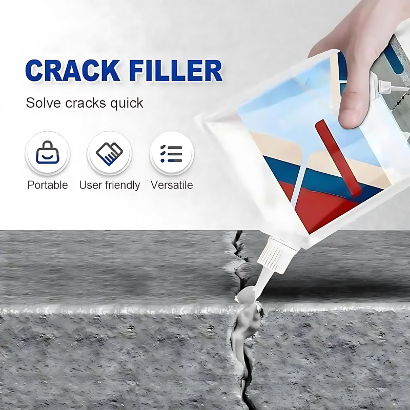 Concrete Crack Sealant Weatherproof DIY Adhesive with Quick-Dry Set