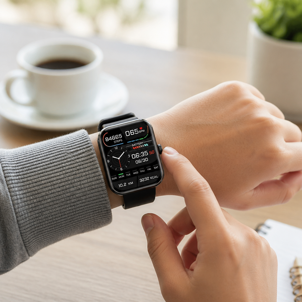 Non-Invasive Glucose Tracking Smartwatch | Heart Rate, Sleep & Activity Monitor | Up to 5-Day Battery, iOS/Android 3