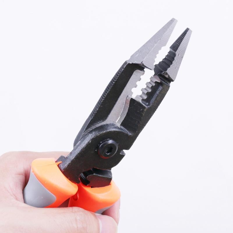 Electrician Pliers Multifunctional Steel Alloy Anti-Slip with Safety Lock 7