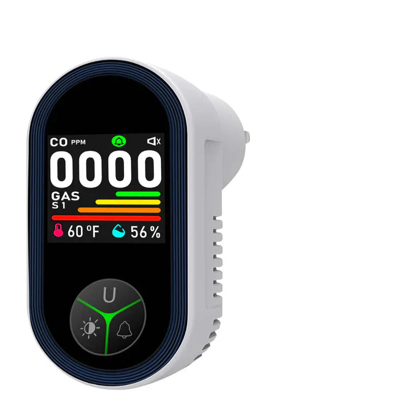 3-in-1 Carbon Monoxide Detector | Temperature & Humidity Display