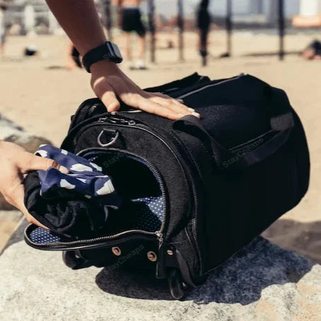 3-in-1 Convertible Duffle Bag | Garment Bag with Shoe Compartment & Multiple Pockets | Wrinkle-Free Travel Organiser