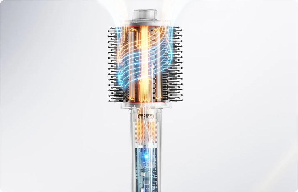 3-in-1 Hot Air Styling Brush | 1100W Motor, 500M Negative Ions | Dries, Smooths & Boosts Volume in One Fast Step
