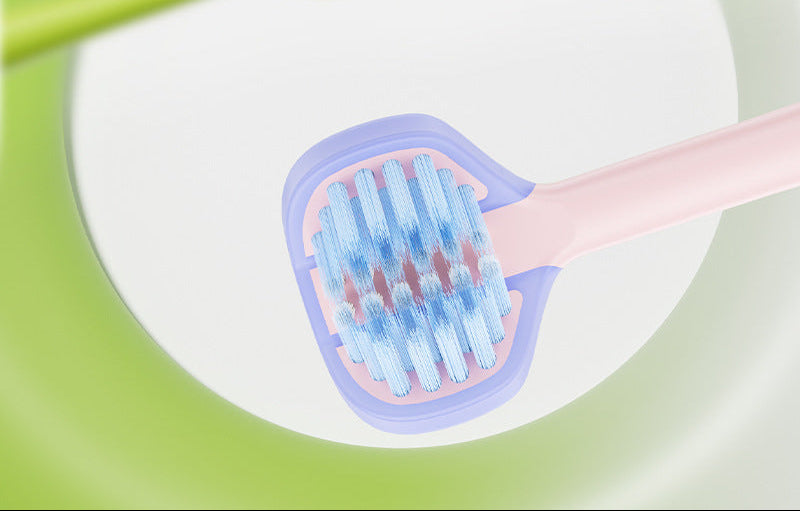 3-in-1 Toothbrush for Children | Soft Bristles, Ergonomic Handle & Multi-Head Design | Gentle Daily Plaque Removal