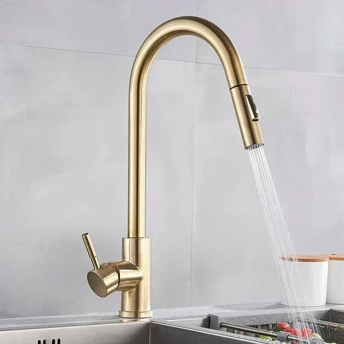 360° Swivel Faucet | 360-Degree Rotating Spout for Kitchen and Bathroom Sinks | Adjustable Handle for Precise Water Flow Control