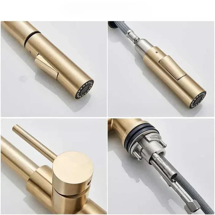 360° Swivel Faucet | 360-Degree Rotating Spout for Kitchen and Bathroom Sinks | Adjustable Handle for Precise Water Flow Control