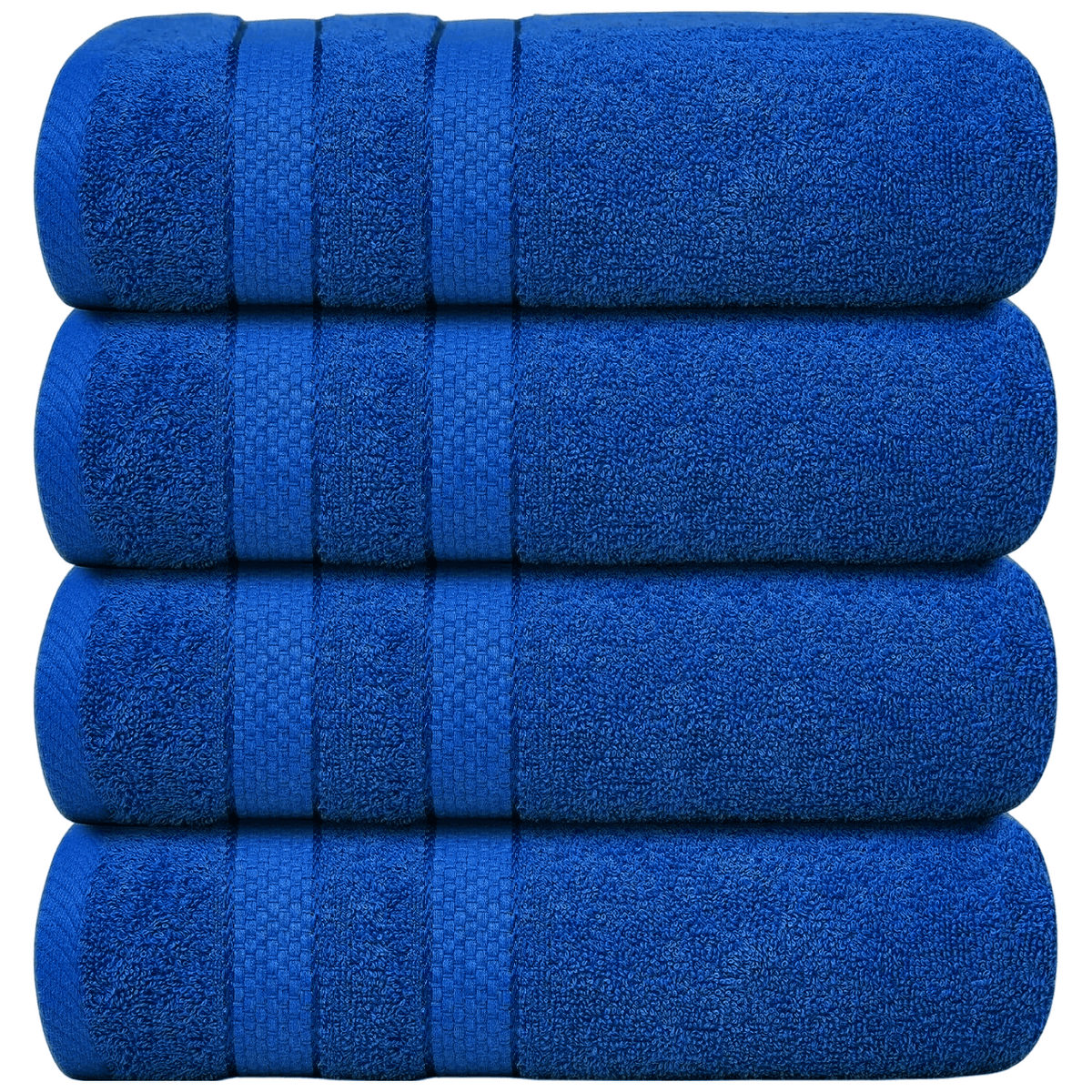 Jumbo Bath Towel Set, 4-Piece | Solid Colour, 12 Shade Options | Quick-Dry, Machine Washable, Coordinated Bathroom Set 28