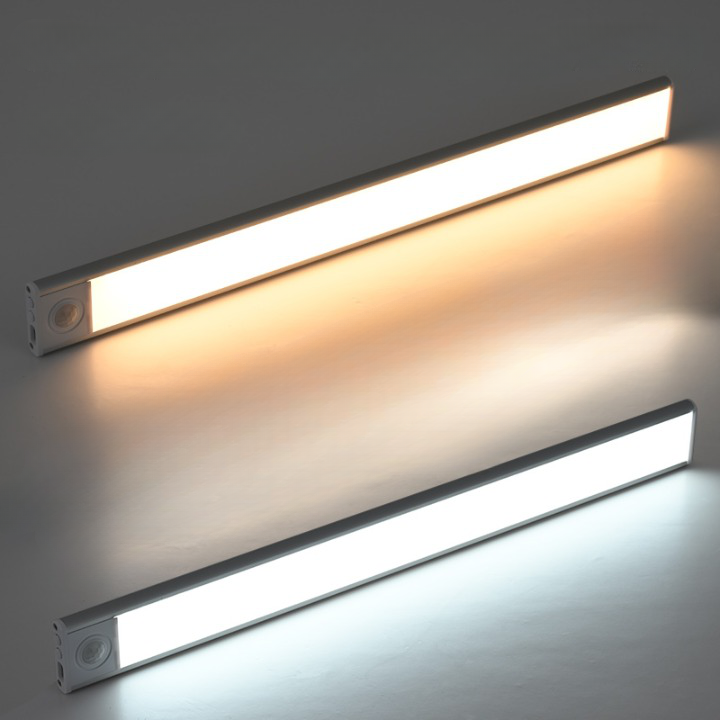 Motion Sensor LED Light Bar | USB Rechargeable, 20/30/40 cm, Warm/Natural/Cool Tones | Magnetic Mount, Dimmable, No Wiring 4