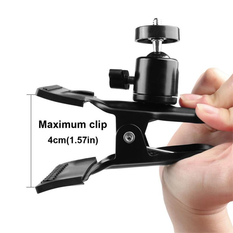 Guitar Camera Mount Clip-On 360-Degree Adjustable with Elephant Skin Grip 4