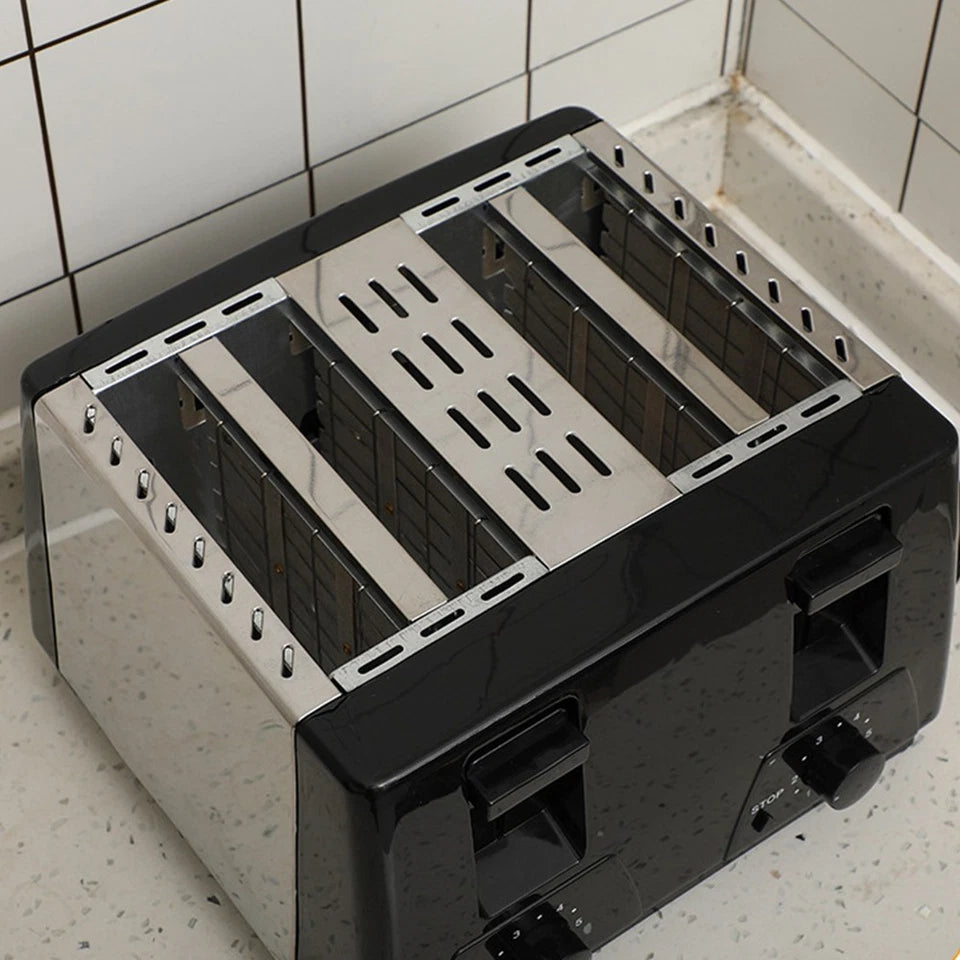 4-Slice Wide Slot Toaster | Adjustable Browning Toaster