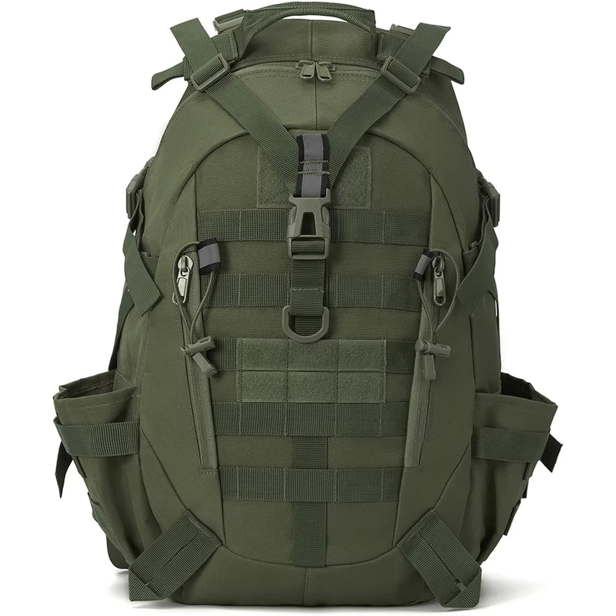 40L Tactical Backpack - Waterproof Nylon Design - Multi-Compartment - Adjustable Straps
