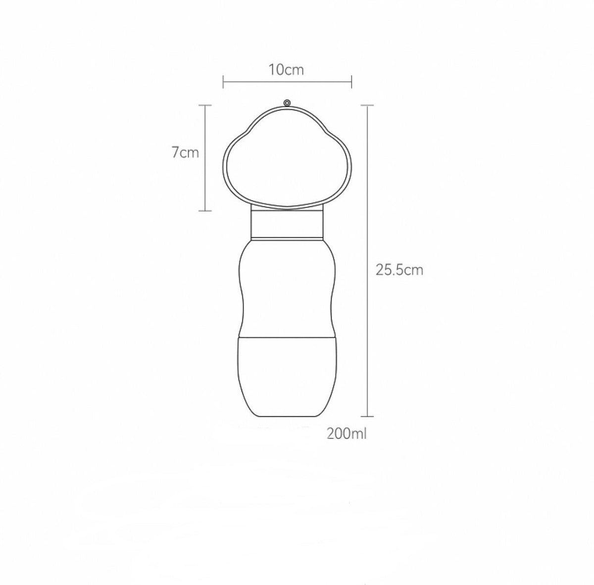 2in1 Smart Pet Portable Water Bottle Feeder - Image 6
