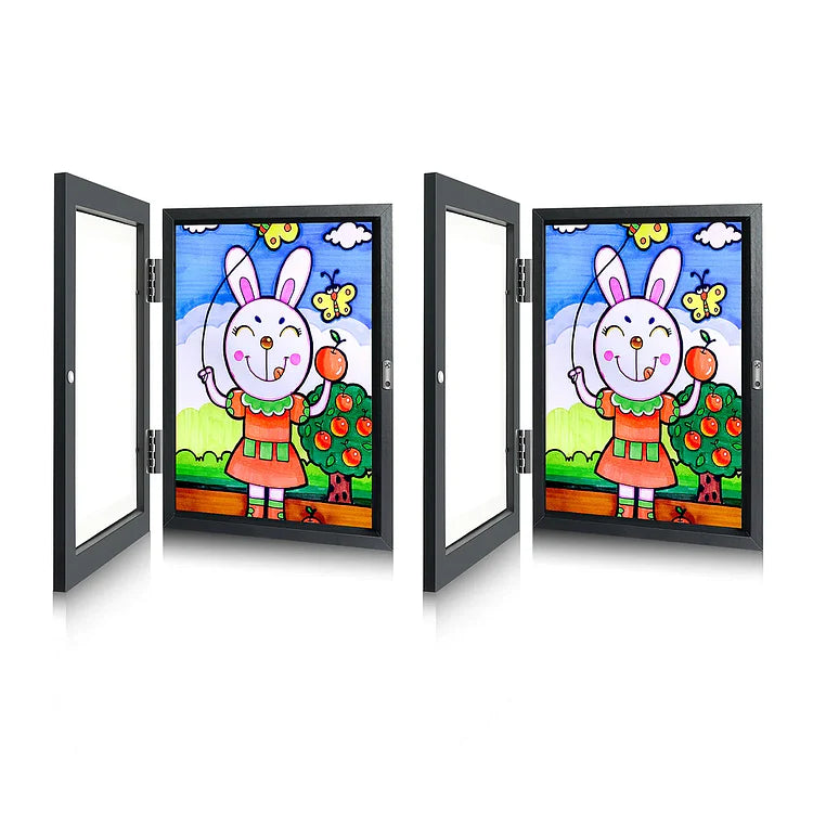 Magnetic Picture Frame Lightweight Impact-Resistant with 150-Artwork Capacity 11