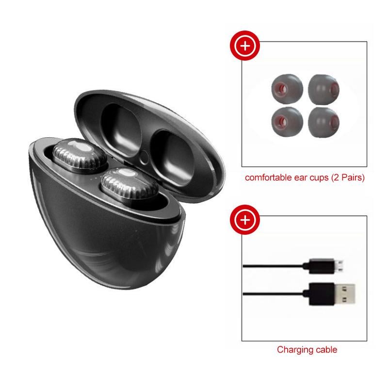Wireless Bluetooth Earphones 5.1 | 8 mm Speaker Driver & 10 m Transmission Range | 300 mAh Charging Case, Sweatproof Design 2
