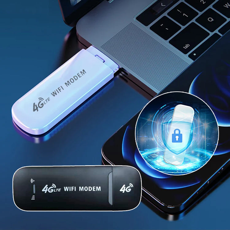 4G LTE WiFi Router Mobile Hotspot | SIM Card Slot, 150 Mbps 2.4G Band | Portable USB Network Adapter, FDD B1/B3/B5