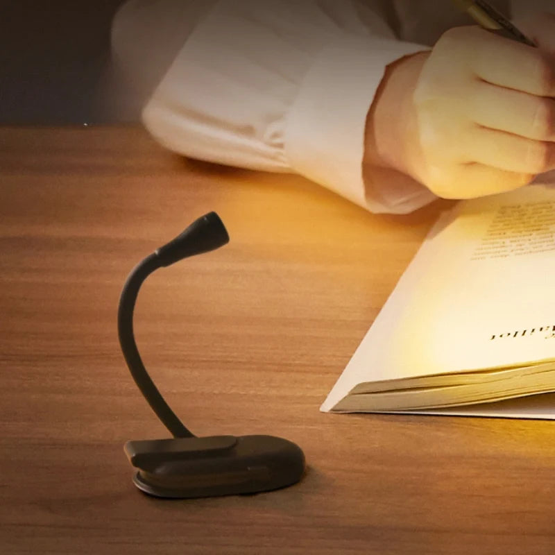 Rechargeable Reading Light | Bendable Neck, Dimmable Warm & Cool White | USB Charging, Up to 18 Hours Battery Life 2