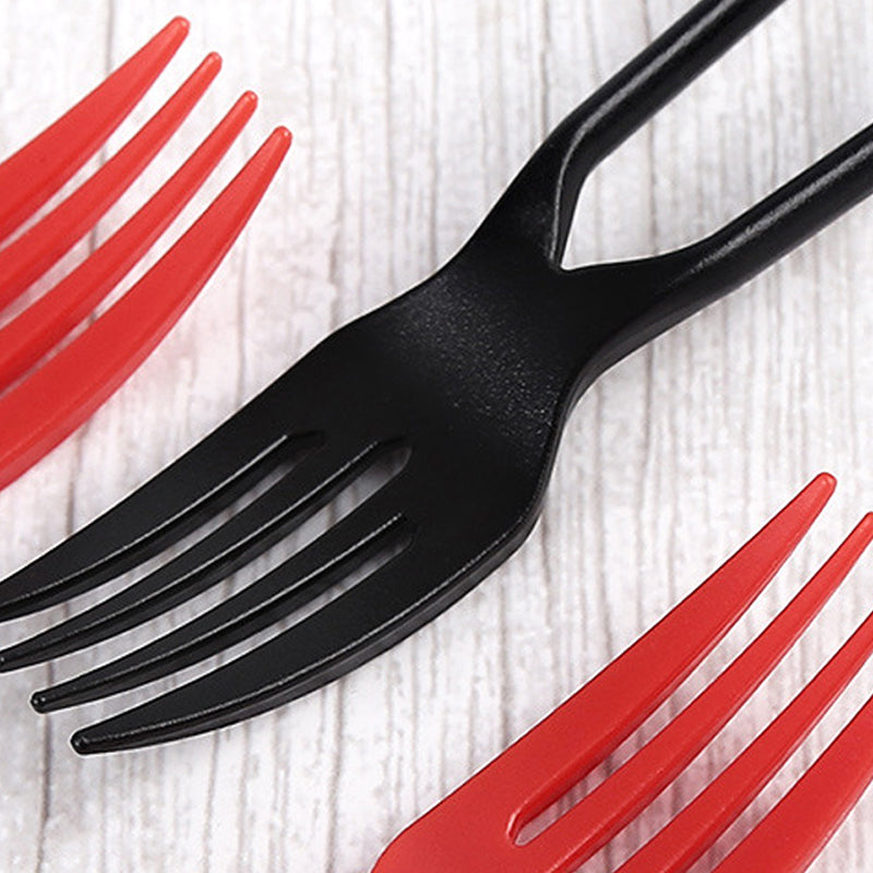 2-in-1 Chopsticks and Fork Utensil Set, Plastic | 50 Piece Pack, Reusable | Space-Saving Dual-Function Design for Every Meal 8