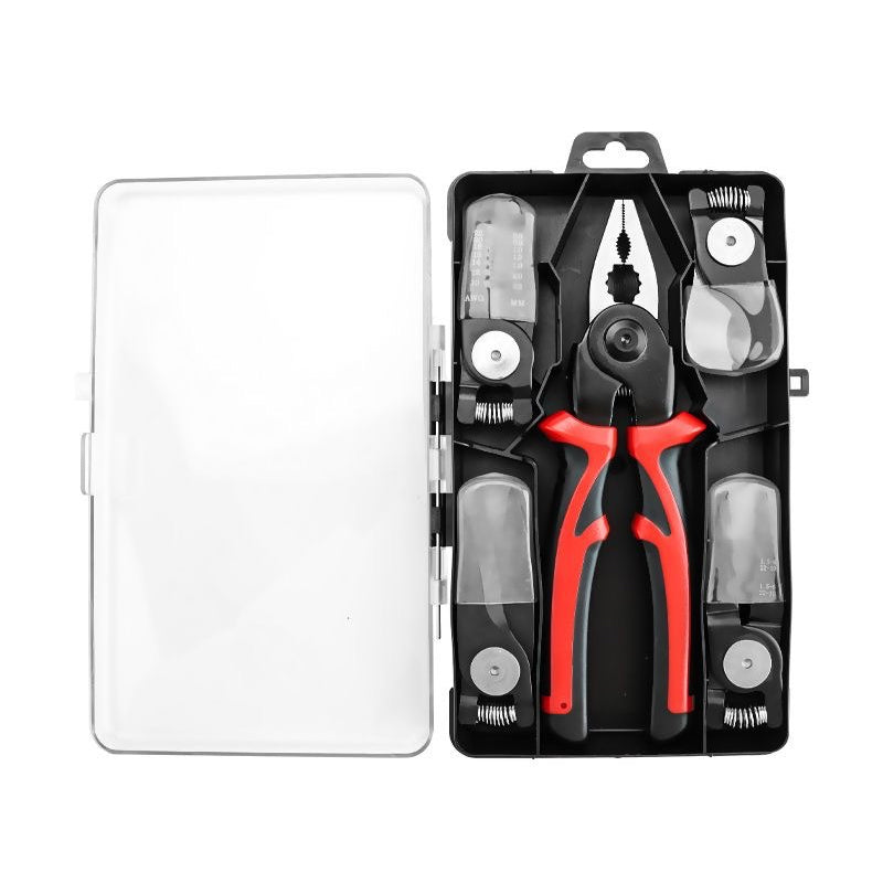 5-in-1 Interchangeable Plier Tool Set High Carbon Steel | Quick-Change Jaws for 5 Tools | Cuts Wire, Rope and Cable Cleanly