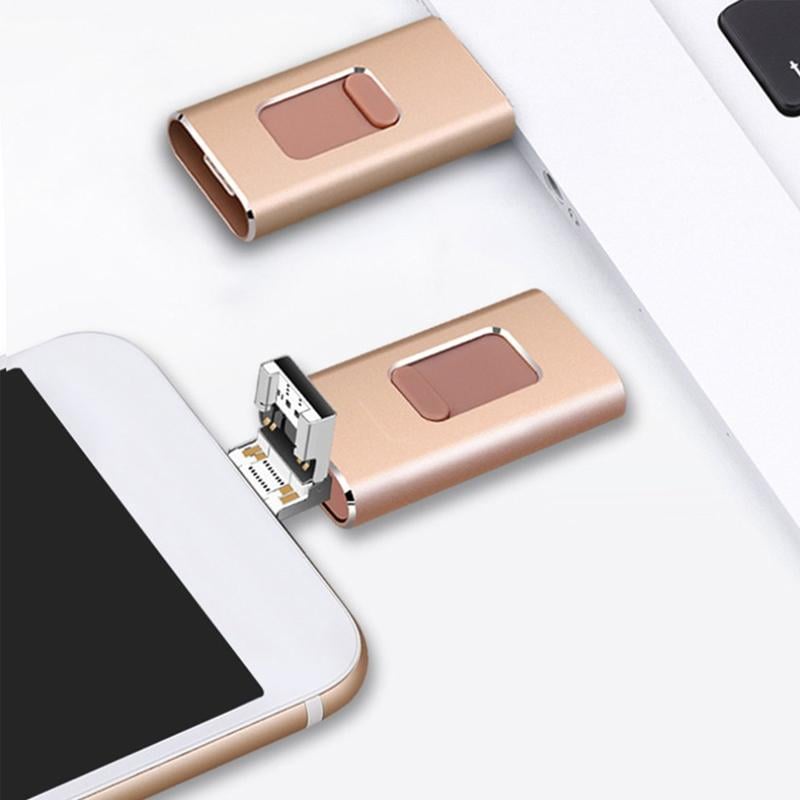 4-in-1 USB Flash Drive | USB 3.0 High Speed Interface, Metal Shell | Multiple Capacities from 8GB to 128GB for PC and Laptop 10