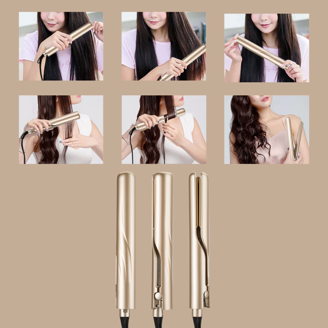 2-in-1 Hair Straightener and Curler | Ceramic Plates, Ionic Technology, 230°C Max | Frizz-Free Styling in Minutes 6